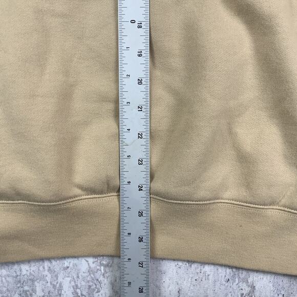 Fear Of God Essentials Hoodie Mens Large Beige FOG Streetwear Oversized Heavy - Picture 9 of 9